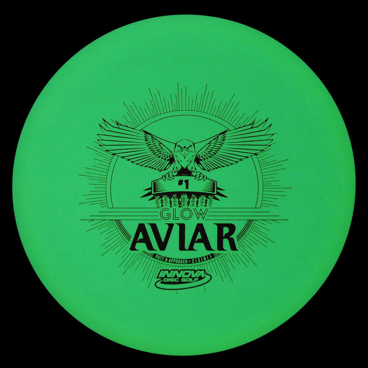 Innova Aviar (Glow Dx) Putter & Approach Golf Disc, Pick Weight/Color [Stamp & Exact Color May Vary] White 167-169 Grams