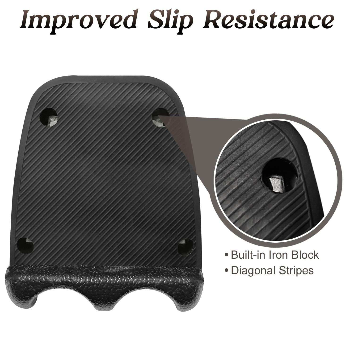 Naissgo Cue Rest Cue Stick Holder Pool Cue Holder (2 Holes)