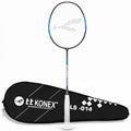 Konex Aluminium Badminton Racquet 2U (901G) | 28 Lbs String Tension | High Tensile Slim Shaft With Soft Pu Grip Handle & Full Ra