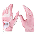 ATORSE Womens Golf Glove Breathable Left Right Hand Golfer Gloves Pink White M