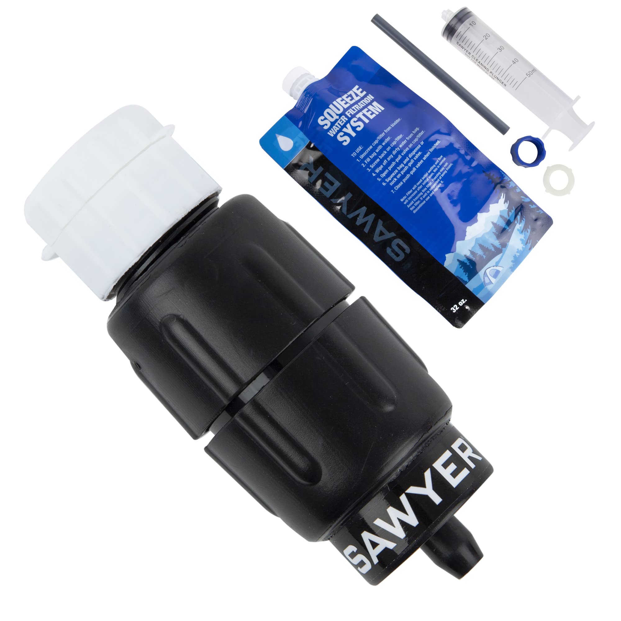 Sawyer Products Sp2129 Micro Squeeze Water Filtration System, 1 Pack, Blackblue