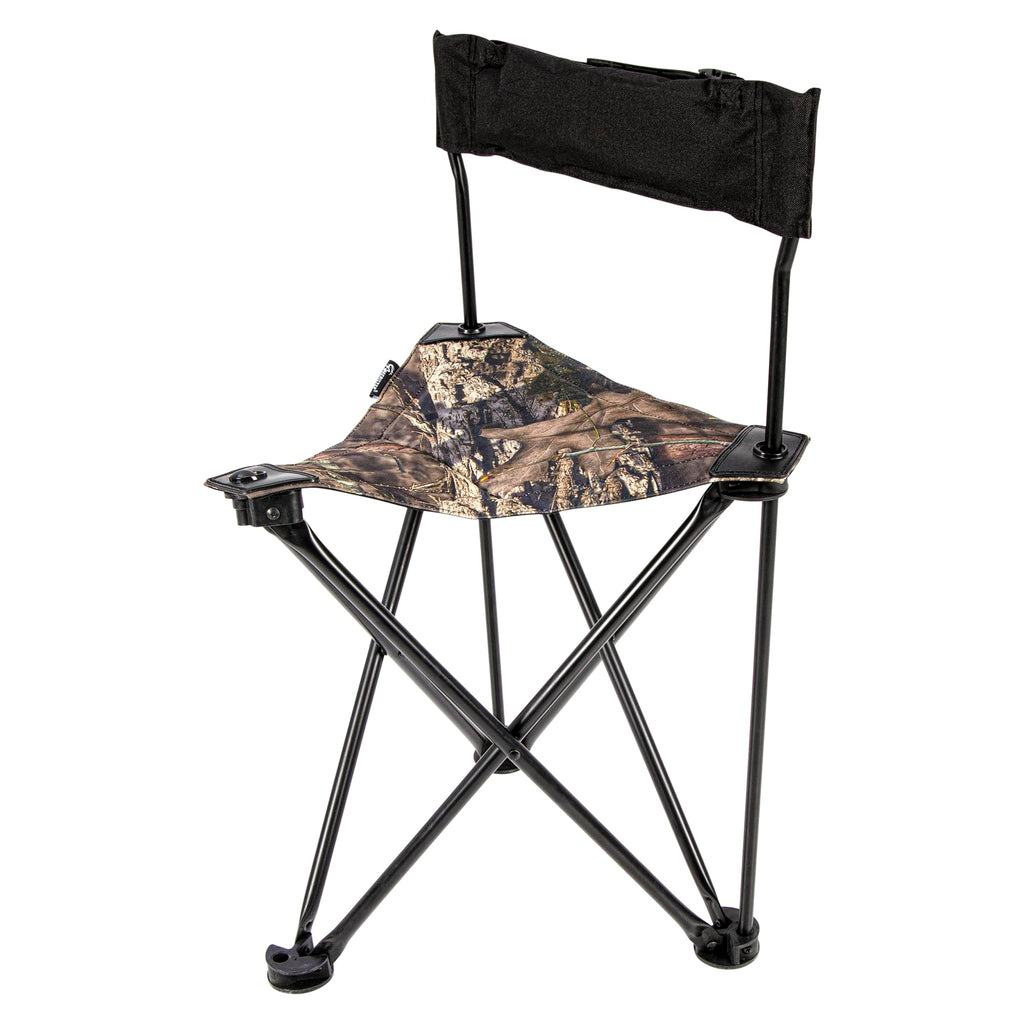 Ameristep Portable Folding Design Hunting Lightweight Tripod Blind Chair With Backrest, Mossy Oak Break-Up Country