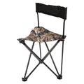 Ameristep Portable Folding Design Hunting Lightweight Tripod Blind Chair With Backrest, Mossy Oak Break-Up Country