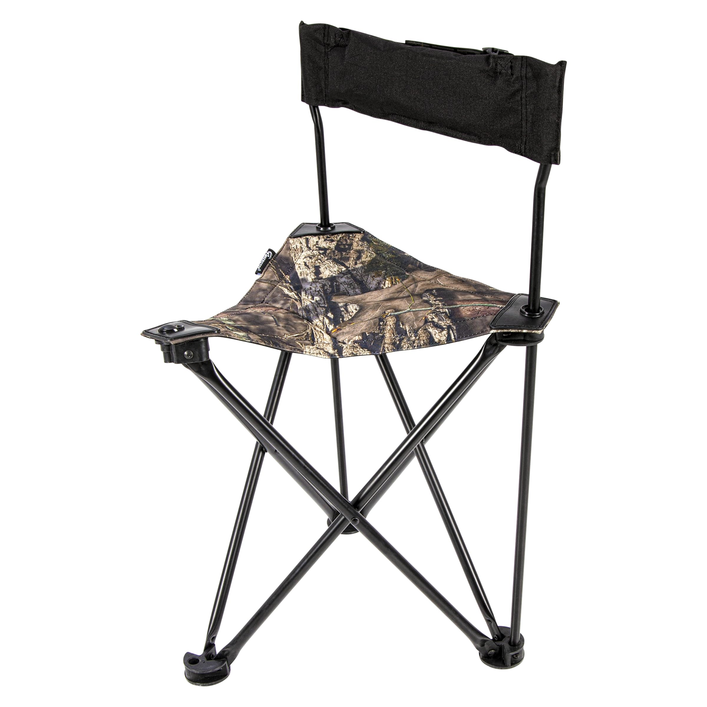 Ameristep Portable Folding Design Hunting Lightweight Tripod Blind Chair With Backrest, Mossy Oak Break-Up Country
