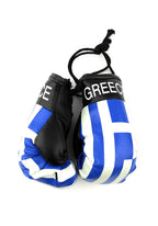 Red Hat Ent Hanging Car Mirror Mini Boxing Gloves (Greece)
