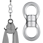 Auskit Swing Swivel, 35 Kn Safest Rotational Device Hanging Accessory For Web Tree Swing, Therapy Swing, Aerial Dance, Swing Spi