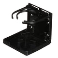 Attwood 2445-7 Fold-Up Dual Ring Drink Holder (Black)