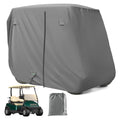 Universal Golf Cart Cover, 420D Waterproof Windproof Golf Cart Cover with Storage Bag, Suitable for Most 2/4 Passenger EZGO, Yam