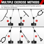 Vavosport Fitness Lat And Lift Pulley System Gym - Upgraded Lat Pull Down Cable Machine Attachments, Loading Pin, Handle And Tri