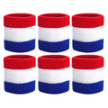 Hanerdun Wrist Sweatbands Thick Terry Cloth Wristbands For Men And Women Athletic Sweat Bands For Sports Tennis Gym Basketball O