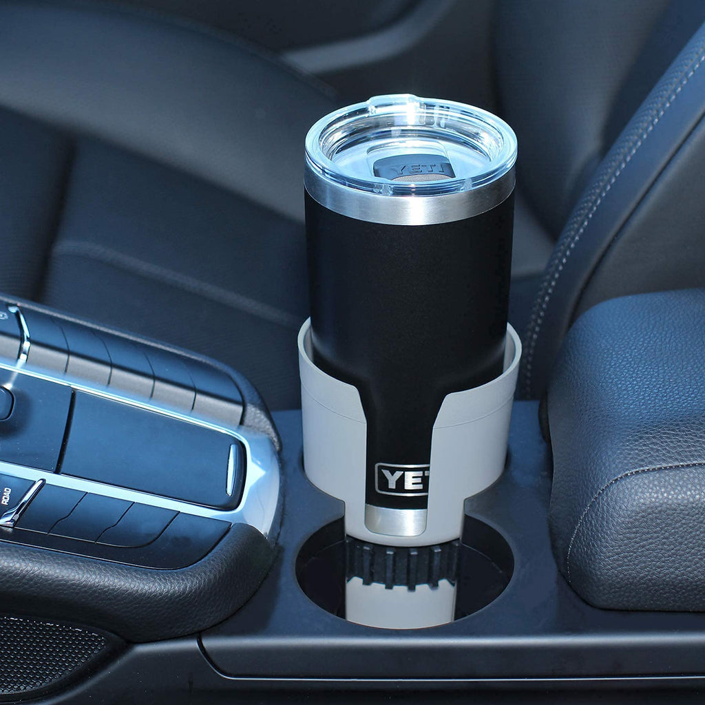 Gadjit Cup Keeper 2.0 (2 Pk) Cup Holder Adapter W/Adjustable Base For Hydro Flasks 18 21 24 Oz, Yeti Tumbler 20 & 30 Oz, Coffee