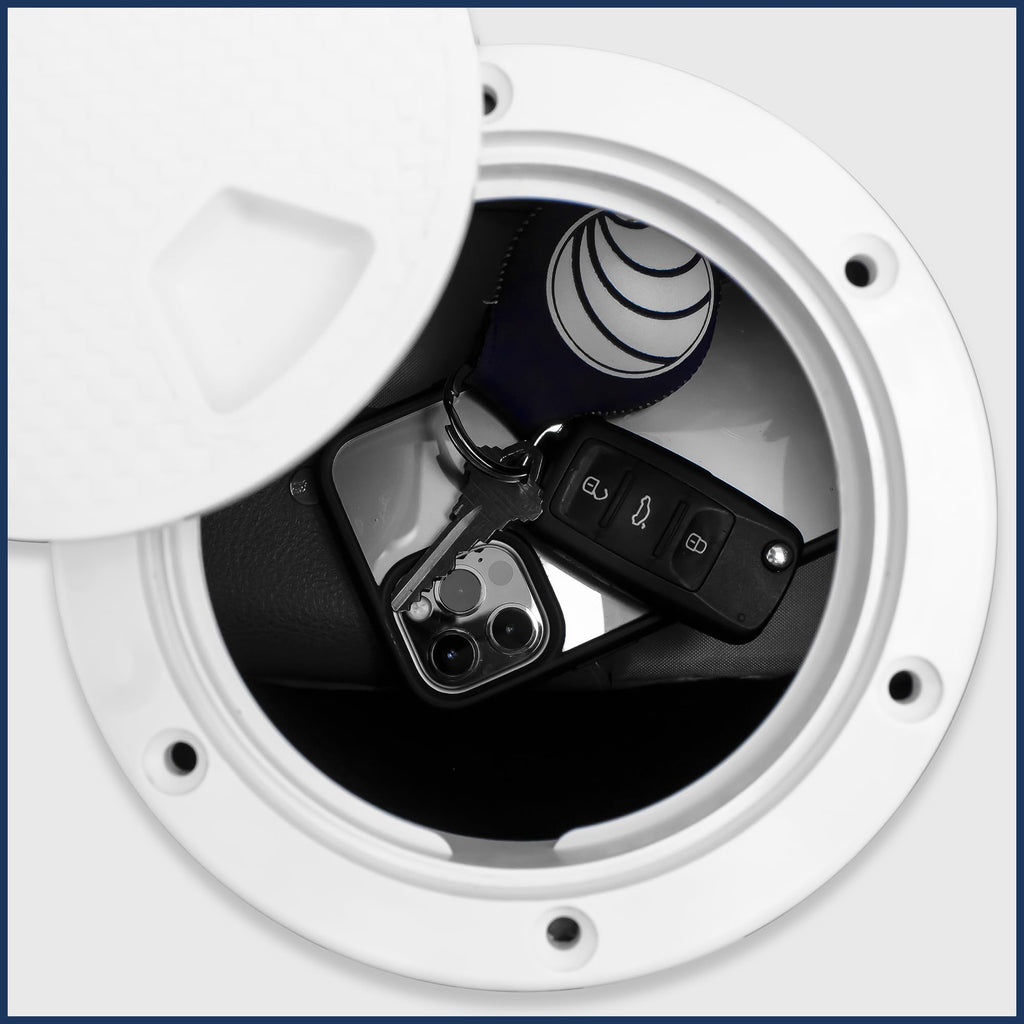 Five Oceans 8'' Boat Hatch, Marine Access Hatch, Round Inspection Deck Plate Hatch With Detachable Cover, Non-Slip, Uv Resistant