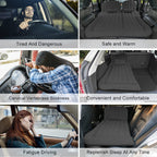 Byomostor 3 In 1 Suv Air Matterss | Car Mattress With Electric Air Pump-2 Support Fillers & 2 Pillows Fits Suv|Mpv|Minivan For R