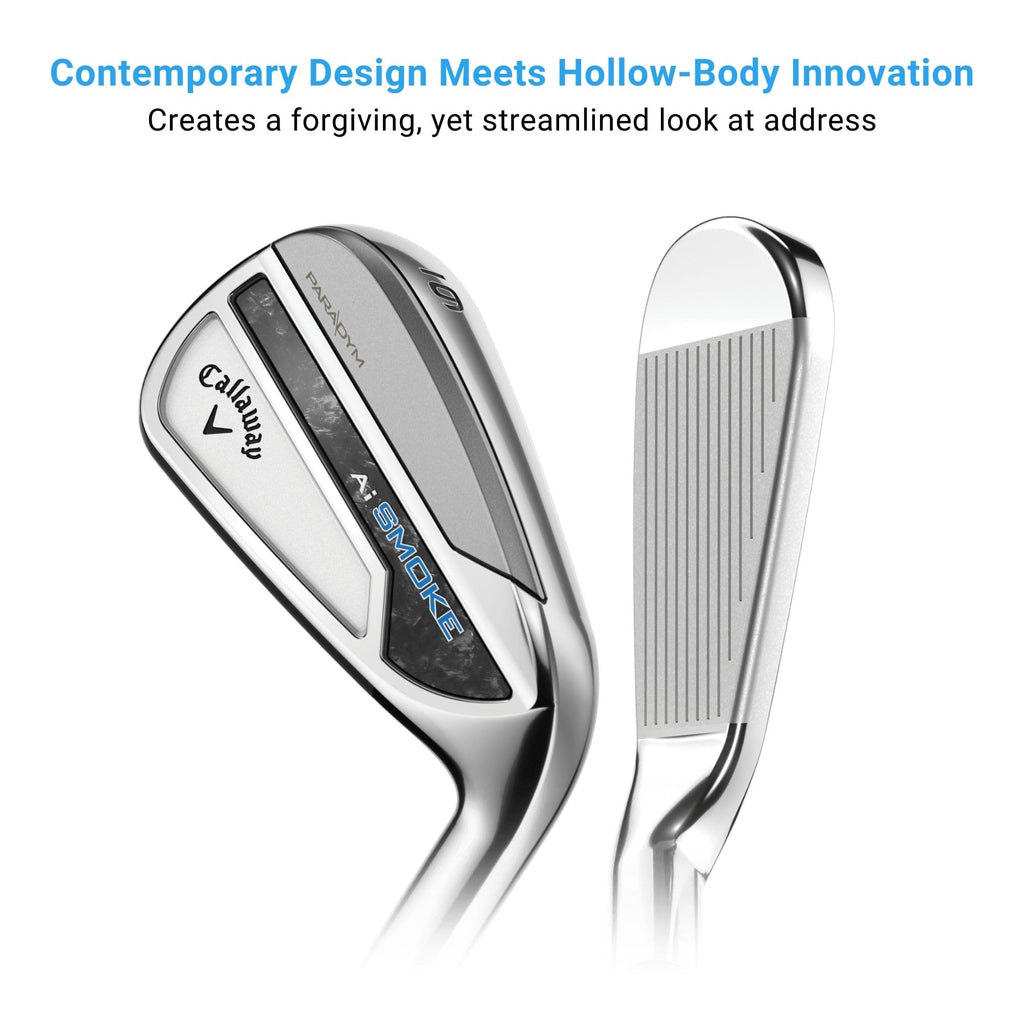 Callaway Golf Paradym Ai Smoke Individual Iron (Left Hand, 6 Iron, Graphite, Light)