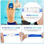 Mambaout Kids Swim Goggles For Age 6-12, 2-Pack Frameless Kids Goggles For Swimming, Anti-Fog, Waterproof, Boys & Girls