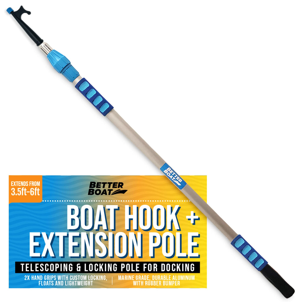 Boat Hooks For Docking Telescoping Boat Hook Pole Push Pole For Boat Docking Stick Boat Hook Adapters Screw End 3/4'' Thread Boa