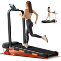 Walking Pad Treadmill with 15% Incline, Foldable Treadmills for Home & Office, Under Desk Treadmill with 300Lbs Weigh Capacity