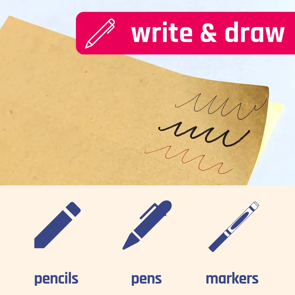 30 Sheets, Kraft Sticker Paper Labels, Laserinkjet Printing - Letter Size (85 X 11)