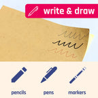 30 Sheets, Kraft Sticker Paper Labels, Laserinkjet Printing - Letter Size (85 X 11)