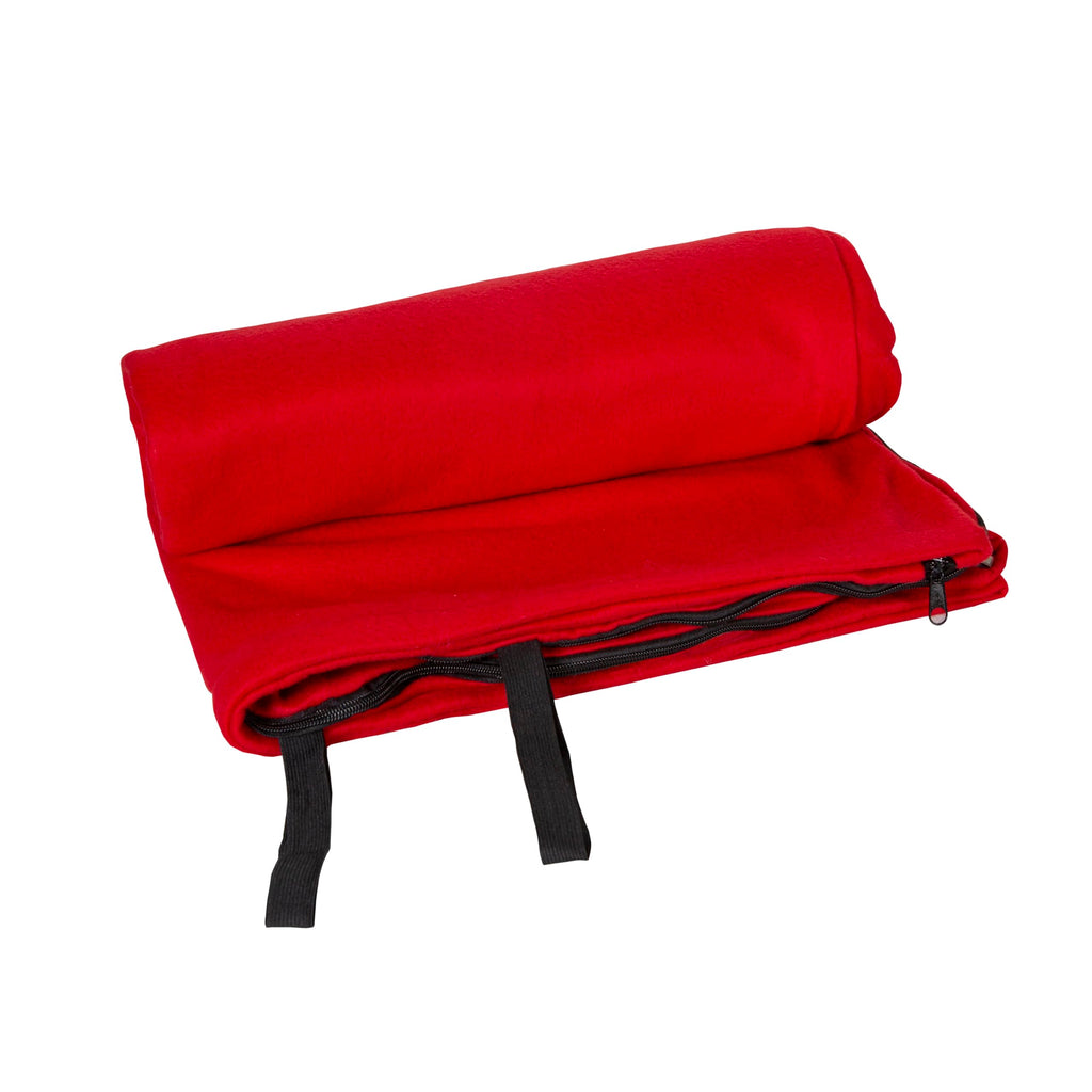 Stansport Fleece Sleeping Bag - Red (510-60), 75    X 32