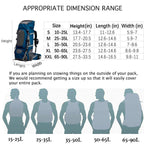 Frelaxy Waterproof Backpack Rain Cover, Upgraded Triple Waterproofing, Antislip Cross Buckle Strap (Orange, M (For 25L-35L Backp