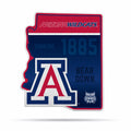 Rico Industries Ncaa Arizona Wildcats State Shape Shape Cut Pennant - Home And Living Room D  Cor - Soft Felt Ez To Hang