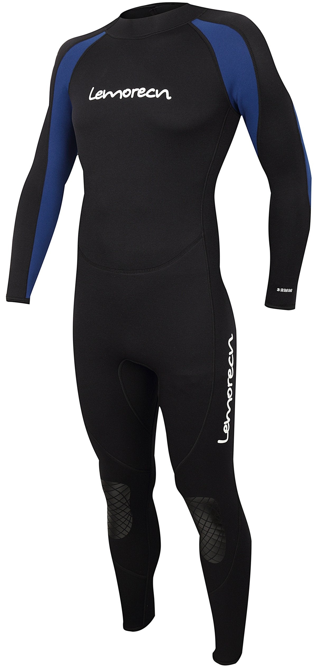 Lemorecn Mens Wetsuits Jumpsuit Neoprene 3/2Mm Full Body Diving Suit (3031, 3Xl)