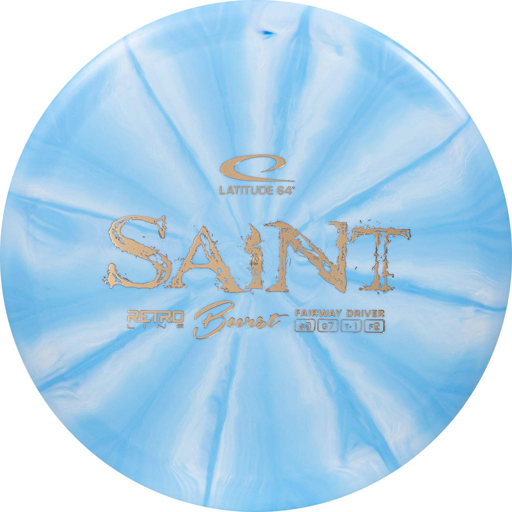 Latitude 64 Retro Saint Disc Golf Fairway Driver | Slightly Overstable Disc Golf Driver | Grippy Base Plastic | Fairway Driver D