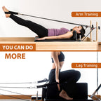 Tobwolf 2Pcs Pilates Double Loop Straps For Reformer, Feet Fitness Equipment Straps, Double Padded D-Ring Loops, Yoga Double Loo