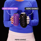 Aero-Swing Golf Club Mini Swing Trainer Aid, Speed Training Practice Equipment Tool For Golf, Single Purple. Hit The Ball Furthe