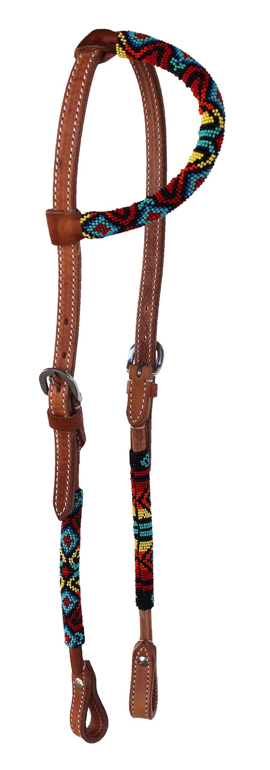 Prorider Horse Show Bridle Western Leather Headstall 79Rt06Ha