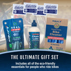 Squirt Bike Care Essentials Kit - Long-Lasting Bike Chain Lube (120Ml), Bike Cleaner Sachets For All Bike Parts, Tire Sealant Po