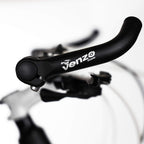 Venzo Bicycle Handlebar Extender For Mountain Hybrid Bike - Compatible With 7/8' 22.2Mm - Flat Bar Ends With Plugs - 150Mm - Erg