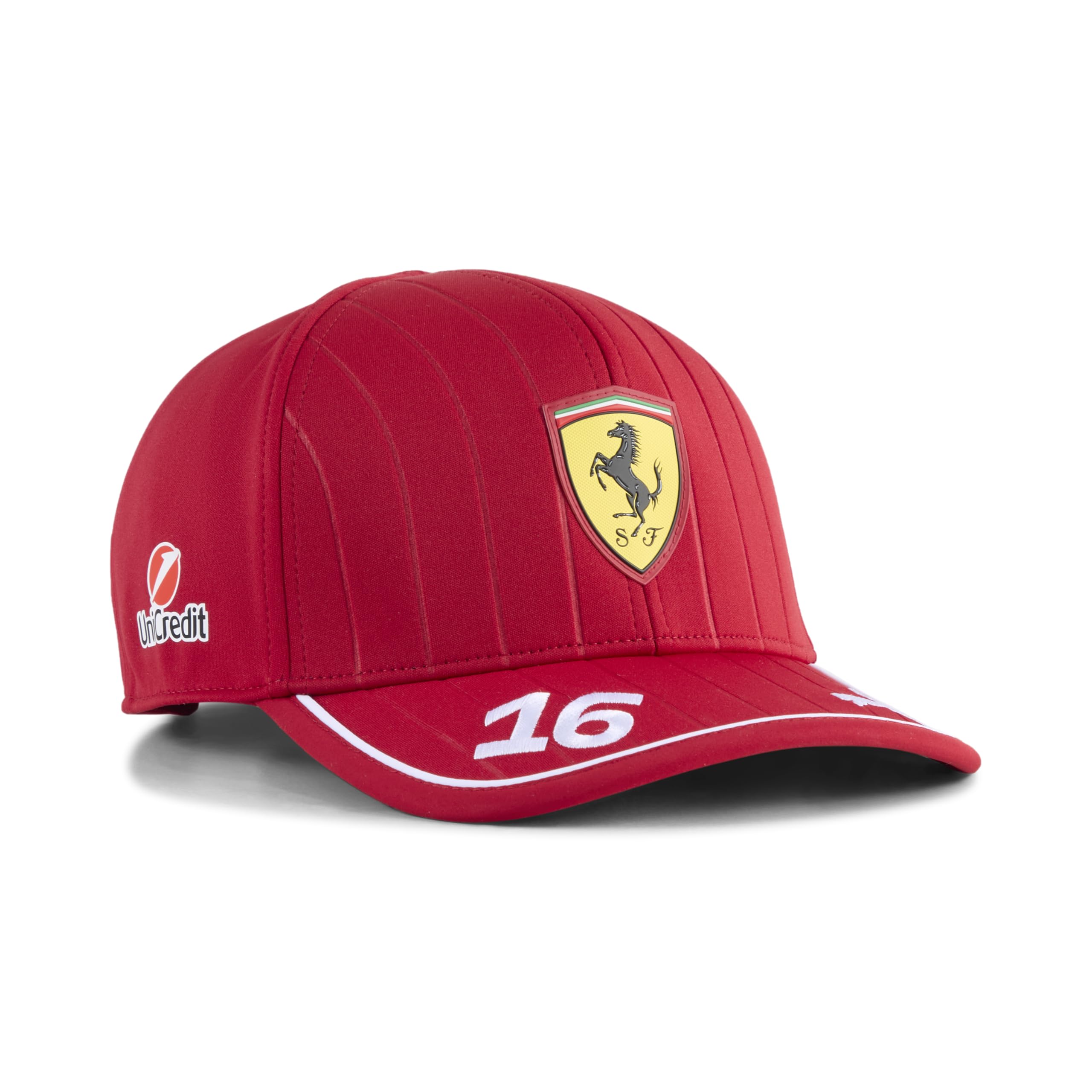 Puma Scuderia Ferrari F1 2025 Charles Leclerc Hat - Red- One Size Fits Most