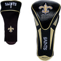 Team Golf Nfl New Orleans Saints Single Apex Driver Head Cover Golf Club Single Apex Driver Headcover, Fits All Oversized Clubs,