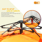 Instant Pop Up Tent Family Camping Tent Portable Light Weight Tents Automatic Easy Setup Tent Waterproof Windproof Backpack Tent