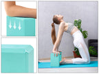 Exerz Yoga Blocks 2Pcs Gym Bricks High Density Eva Foam 9 X 6 X 3 Inches