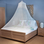 Mosquito Net For Single To King-Sized Beds - Fully-Enclosed Bed Canopy For Travel Or Decoration - Free Bag, Hanging Kit & Adhesi
