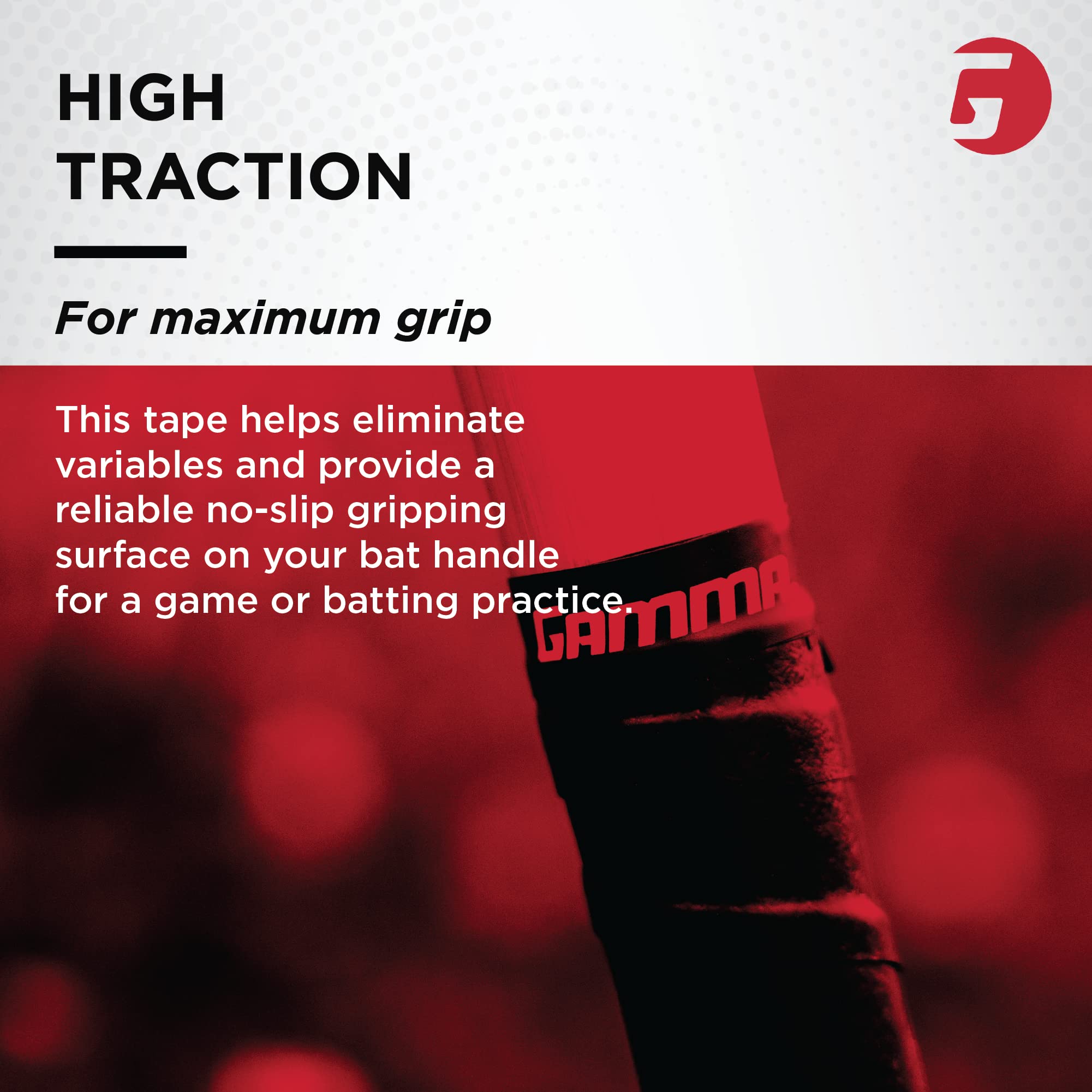 Gamma Sports Supreme Tac 1.1Mm Baseball Grip Wrap - Tacky, Absorbent, Non-Slip, Easy To Apply - Great For Any Size Handle, Alumi