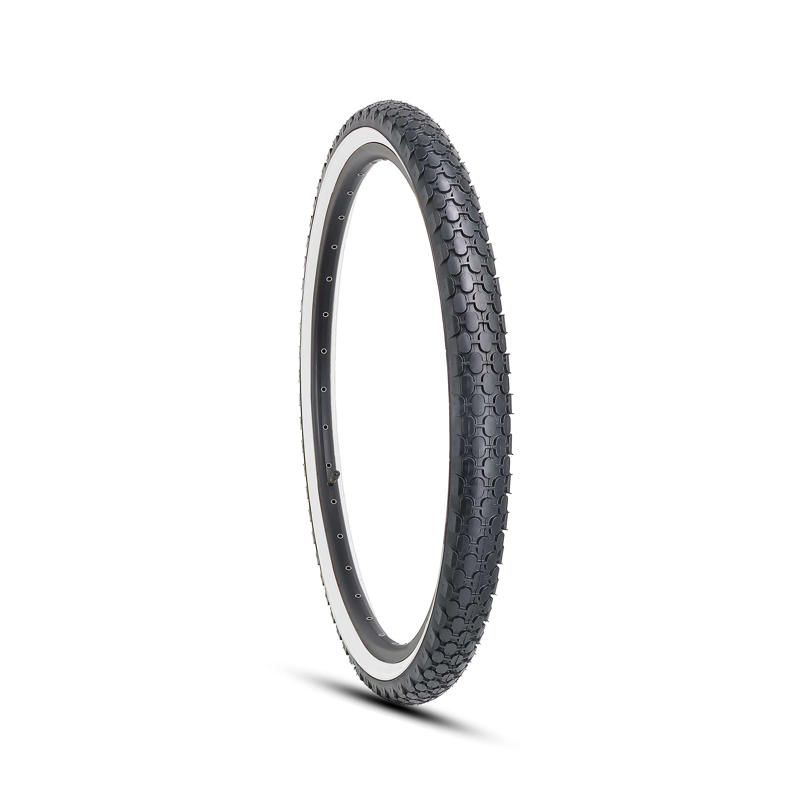 Mohegia Bike Tire,26'' X 2.125'' Folding Beach Cruiser Bicycle Replacement Tires/White Side Wall