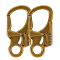Ahiller Carabiner Clip, Double Anti-Misopening Locking Design, 3'' Zinc Alloy Heavy Keychain For Outdoor Camping Hiking, Key Rin