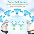 Ourstarry 32 Knots Weighted Hula Circle Fit Workout Equipment Plus Size, Infinity Hoola Fitness Massage For Women, Smart Waist E