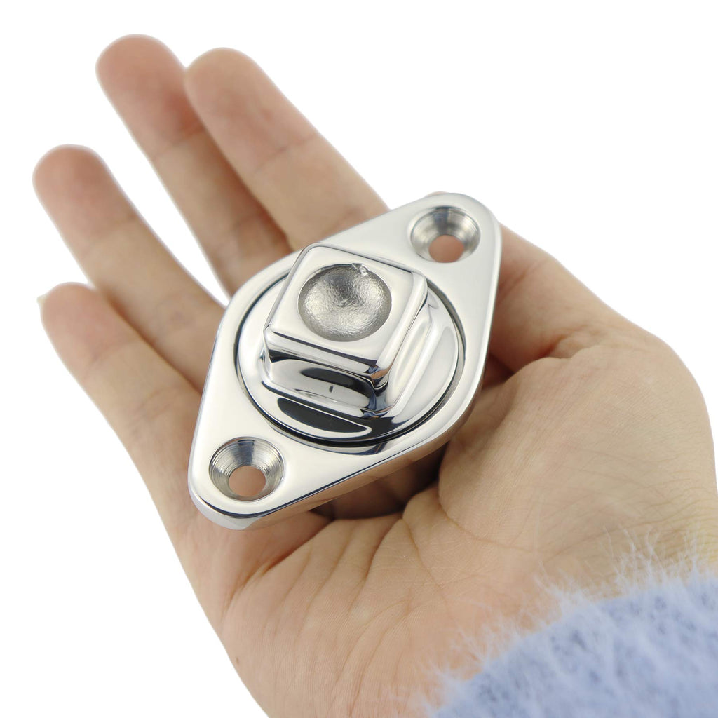 Nrc&Xrc Stainless Steel 316 Marine Grade Boat Fit 1-1/4In Hole Garboard Drain Plug W/Screws & O Ring