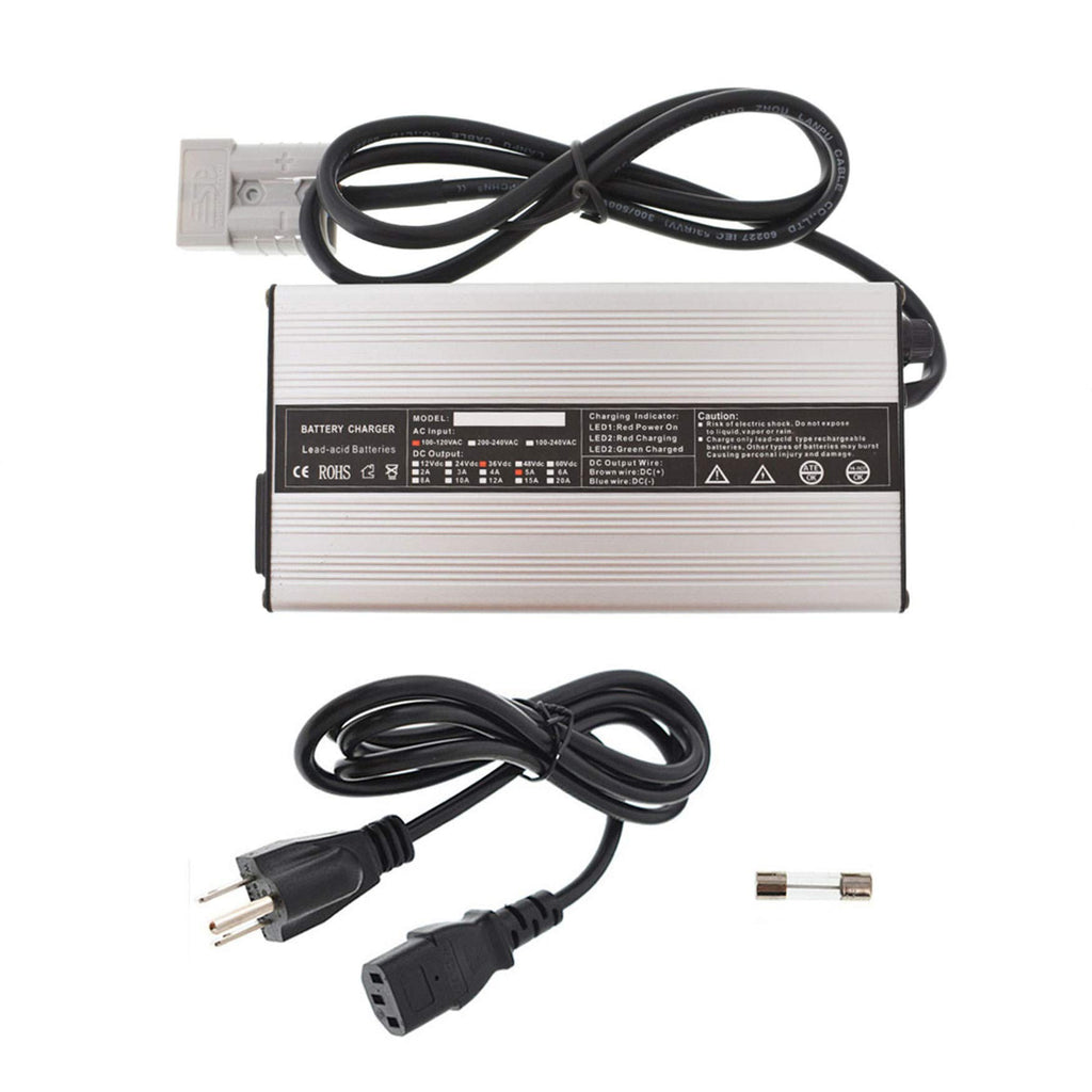 Wflnhb 36Volt 5Amp Battery Charger Replacement For Golf Cart Ezgo Marathon Yamaha Sb50 Flat Style Plug 83-94