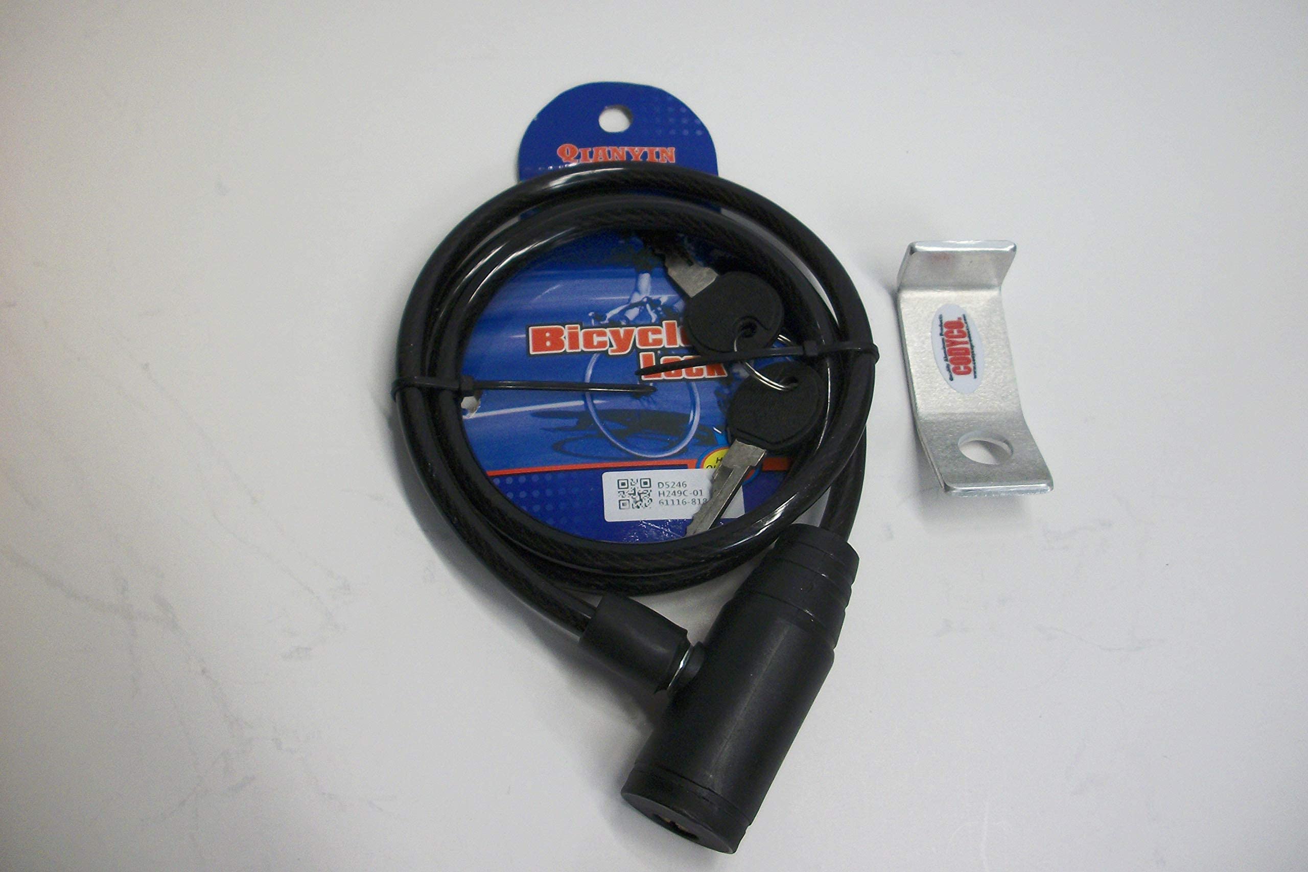 Codyco Aluminum Security Cooler Bracket Lock & Cable Made To Fit Rtic 20 Cooler