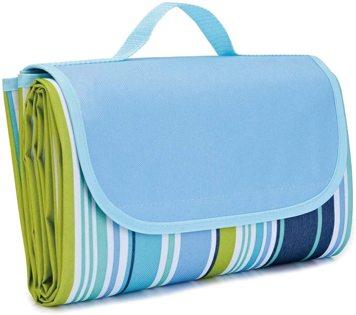 Naturewell Organics Foldable Waterproof Mat  ExtraWide Plaid Outdoor Blanket For Picnic, Camping, Beach & Travel  MultiPerso