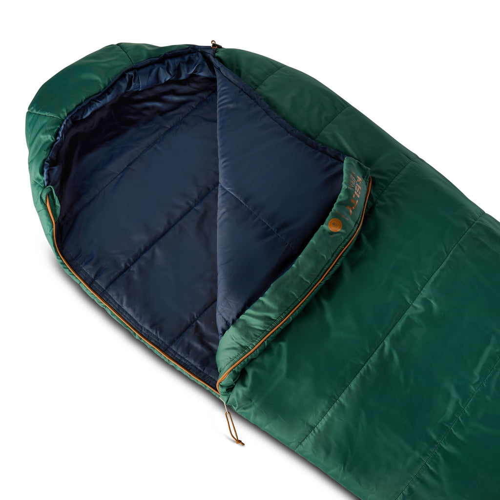Kelty Mistral Down Sleeping Bag, 550 Fill Power Budget Down-Filled Camping Bag, Water Resistant, Lightweight, 3-Season, 2025 Upd