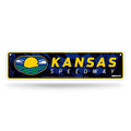 Rico Industries NASCAR Racing Kansas Speedway Metal Street Sign 4 x 15 Home D  cor - Bedroom - Office - Man Cave