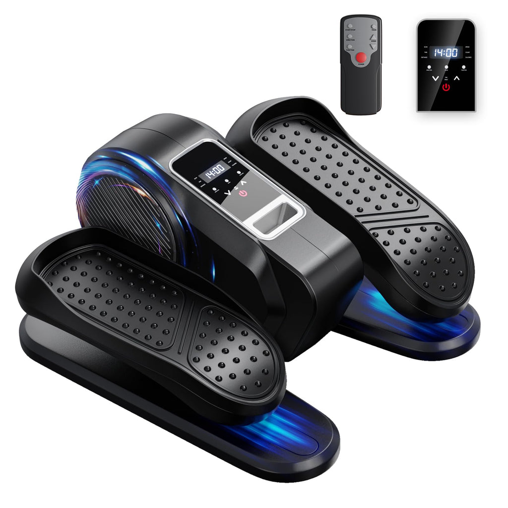 Under Desk Elliptical Machine, Ellipse Leg Exerciser As Seen On Tv, Lcd Display & 12 Adjustable Speed Ellipse Fit, Portable & Qu