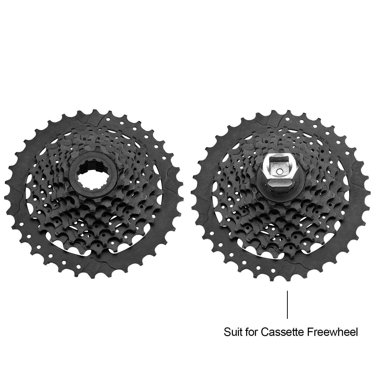 Oumers Bike Chain Tools Kit, Cassette Removal Tool Sprocket Remover Kitchain Whip And Cassetterotor Lockring Removal Tool With G